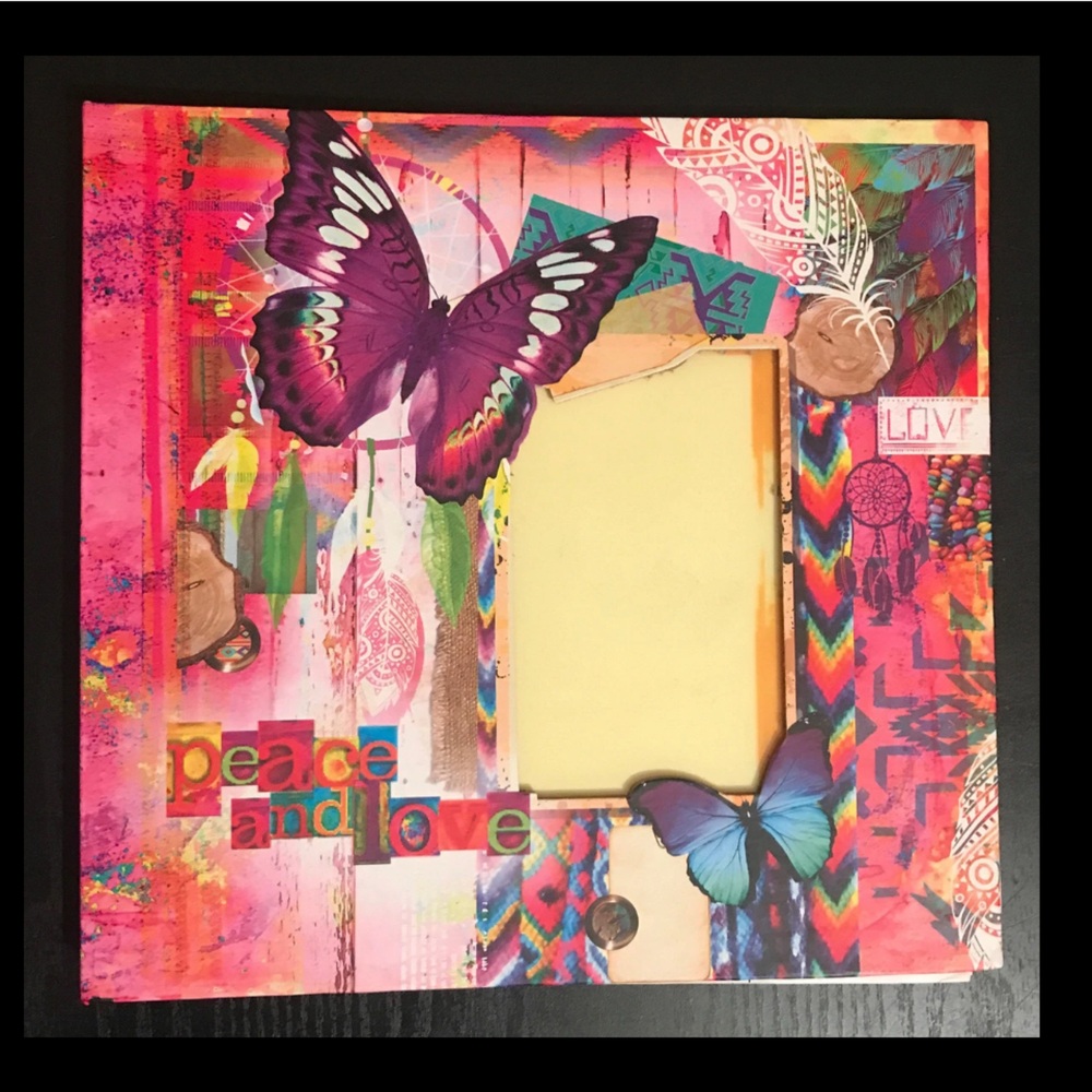 Colorful Butterfly BFF Scrapbook
